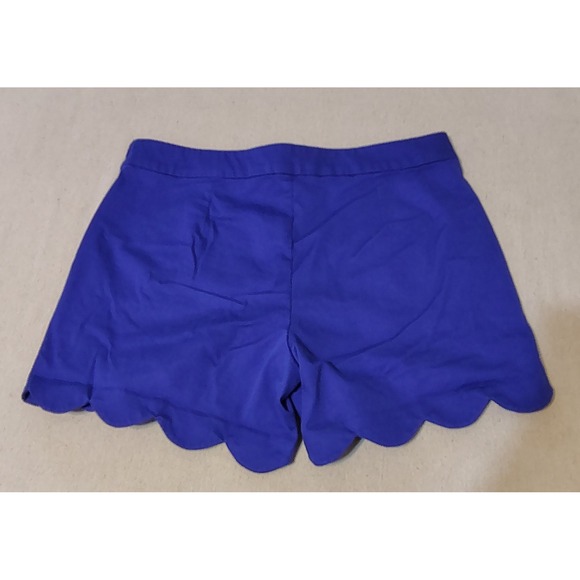 Lilly Pulitzer Royal Blue Scalloped Hem Shorts Size 10 VV - Picture 6 of 7